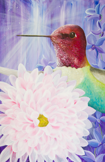 Schilderij Kolibri